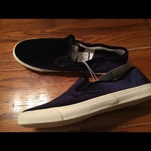 Velvet Sherpa Lined memory Foam Slip On Sneaker